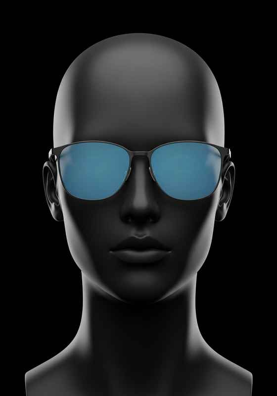 Modern Jaybs Blue Mirror